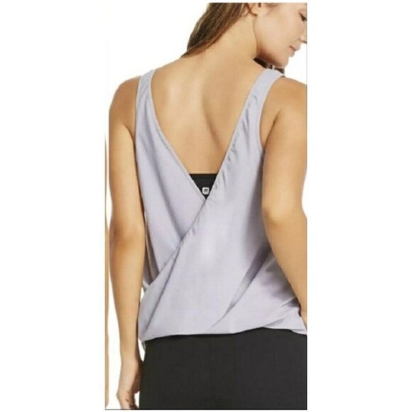 Fabletics Womens Lucia Tank Top Purple/Black XS NEW - Picture 6 of 10